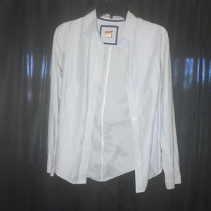 Long sleeve button down w/strips